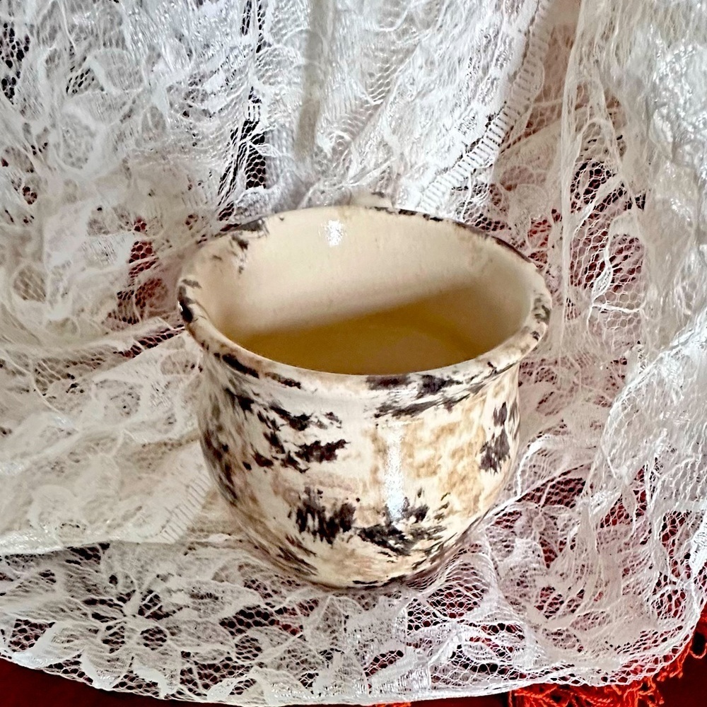 Stoneware Spotted/Speckled Earth Tone Hand Thrown Pottery Mug With Maker Mark - Picture 9 of 12